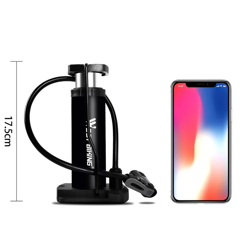 Pompe à vélo Mini pompe à vélo électrique avec manomètre numérique LCD 100PSI Go