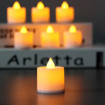 

1PC Creative LED Candle Flame Light Multicolor Lamp Simulation Color Flame Tea Light Home Wedding Birthday Party Decoration