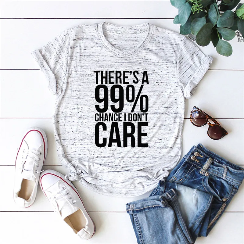 

Plus Size S-5XL Fashion 99% Letter Print T Shirt Women Shirts Cotton O Neck Short Sleeve Summer T-Shirt Tops Casual TShirt