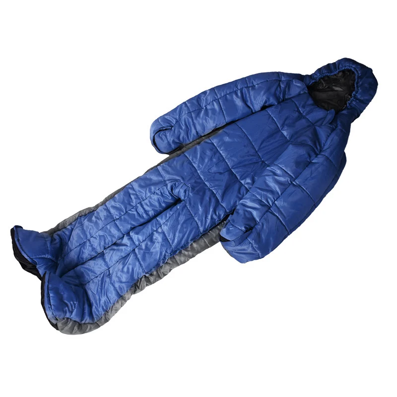 Newly Adult Lite Wearable Sleeping Bag Warming for Walking Hiking Camping Outdoor C55K Sale