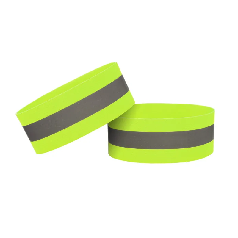 New 1 Pair of Outdoor Sports Reflection Elastic Wrist Strap Safety Reflective Warning Bracelet Night Running Cycling | Безопасность и