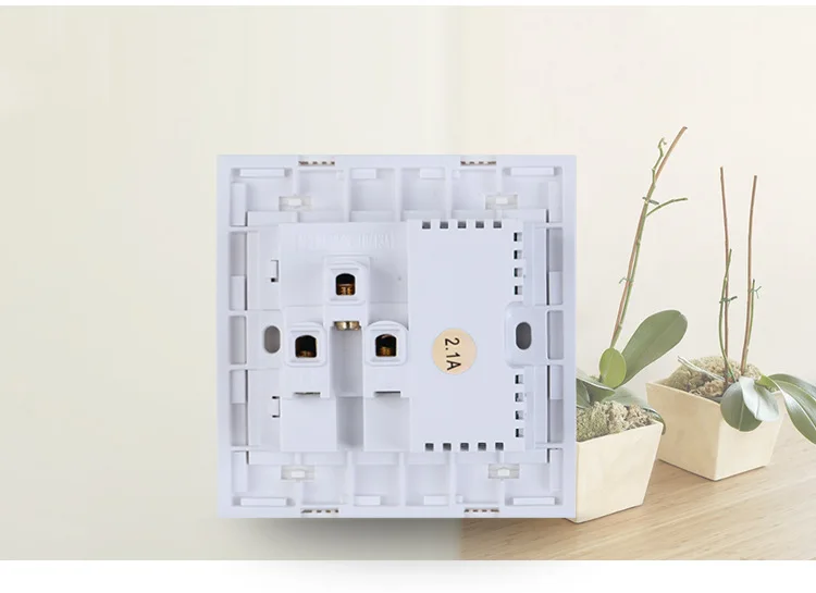 Пять отверстий 1A dual USB настенная розетка с ночной свет панели переключателя многофункциональная с гнездом USB, 2 pin 3pin переходник на выходе