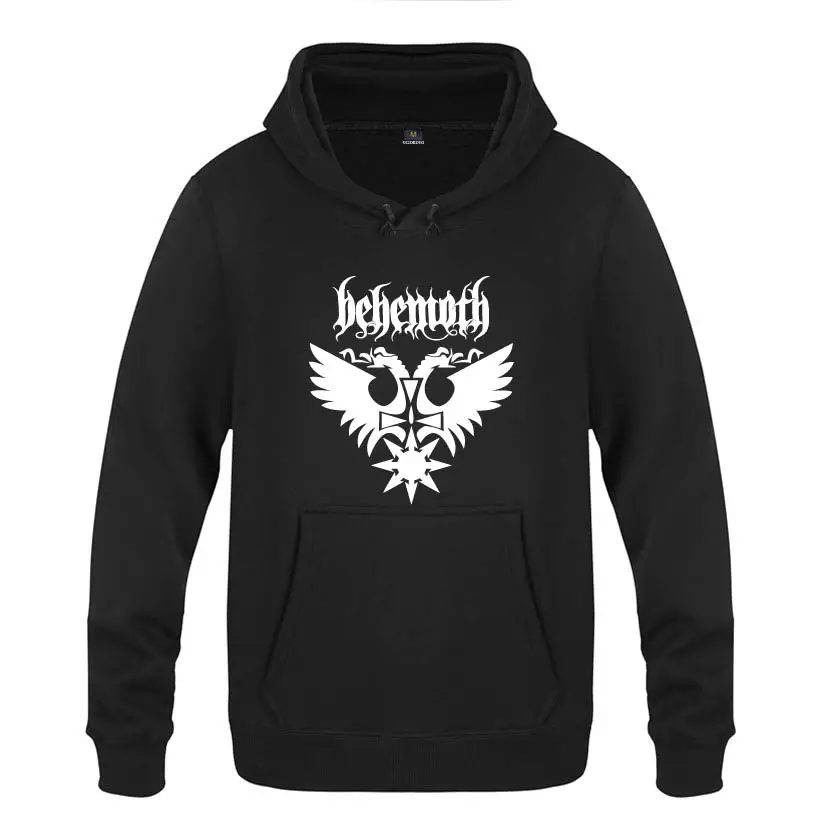 HEY BAT Behemoth панк рок группа толстовки мужские мужские с капюшоном флисовый пуловер толстовки - Цвет: HEY BAT