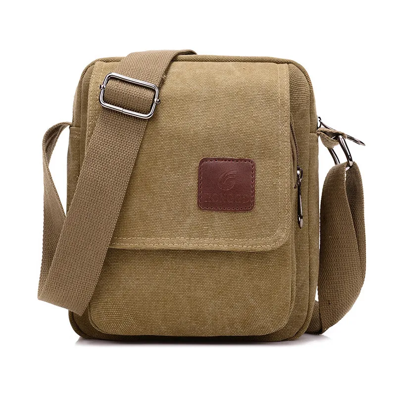 

New Style Hot Selling Shoulder Bag Men Canvas Korean-style Bag Canvas Men's Bag Casual Backpack Shoulder Bag Special Offer Whole
