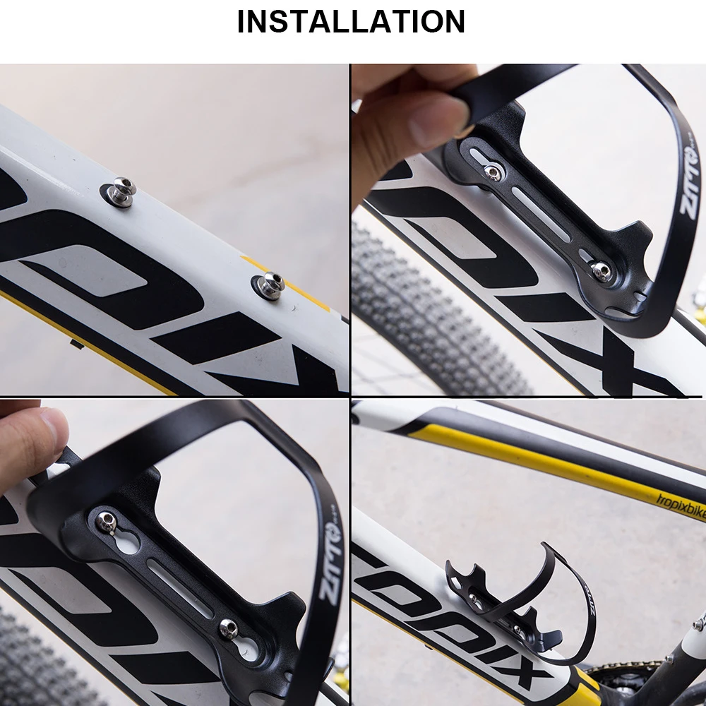 ZTTO Bike Water Bottle Cage Toughness MTB Cycling Bottle Holder Bike Kettle Support Stand Drink Cup Rack Bicycle Holder