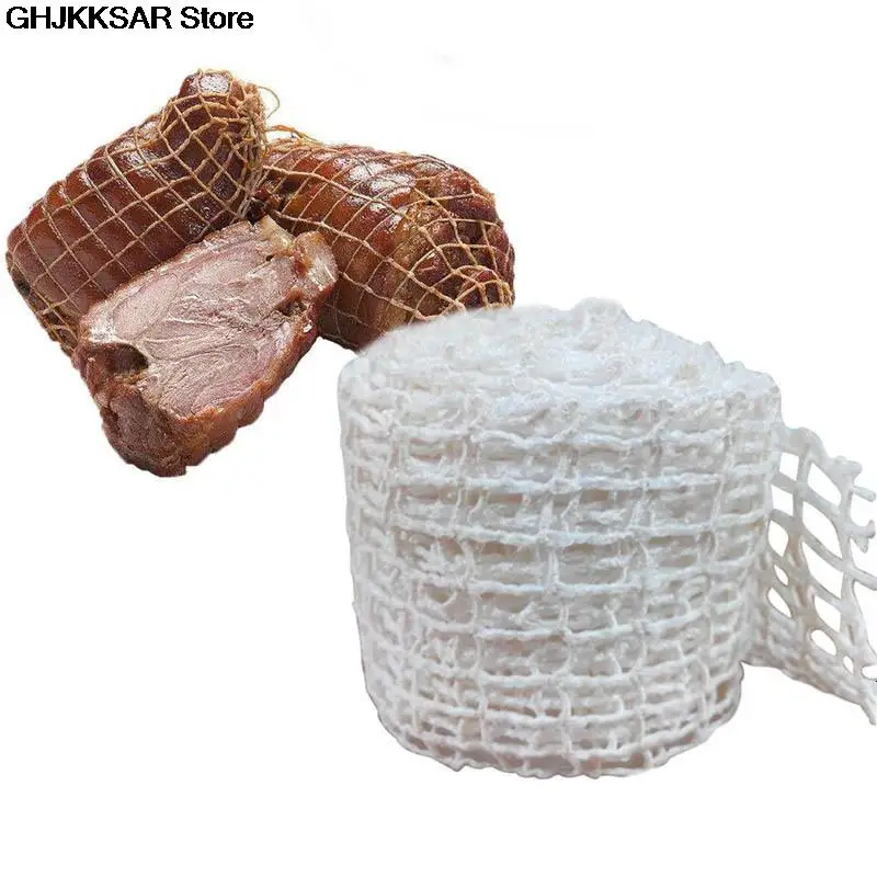 1X 5M Cotton Meat Net Ham Sausage Butcher's String Roll Hot Dog Packaging Tools Cooking Tool | Дом и сад