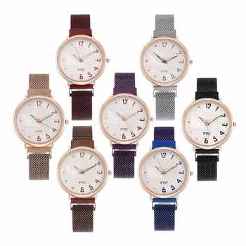 

Novel number and diamond combined with women's watches sold in Europe and the United States personality quartz watch fashion