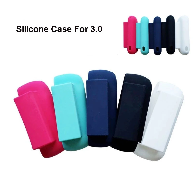 5 Colors Fine Twill Silicone Side Cover Full Protective Case Pouch For Iqos 3 0 Outer Case For Iqos 3 Duo Accessories Mp3 Mp4 Bags Cases Aliexpress