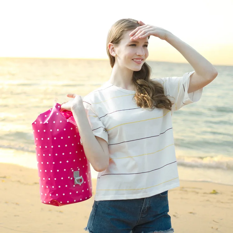 

New Style Outdoor Swimming Rafting Diving Waterproof Sports Bag Camping Beach Casual Inflatable Nylon Water-proof Bucket