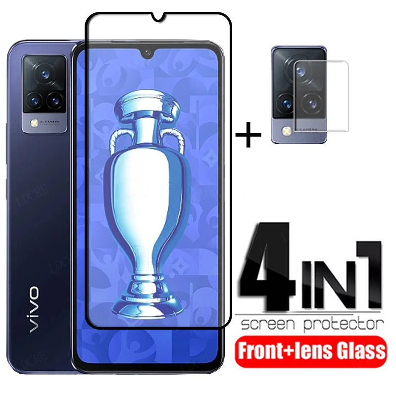 Vetro A Copertura Totale Per Vetro Vivo V21 Per Vetro Temperato Vivo V21 Pellicola Protettiva Per Schermo Hd Per Vetro Vivo V21 V21E