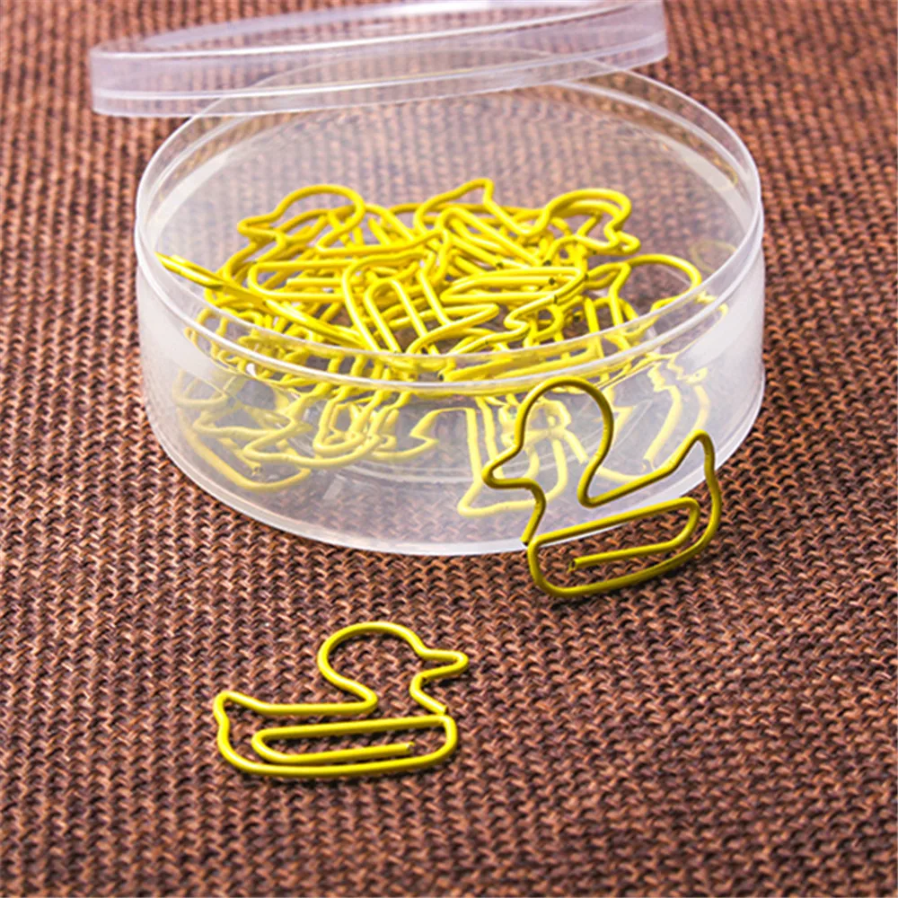 Paper Clips 20pcs/box Cute Green Tooth Shape Paper Clips Escolar Bookmarks Photo Memo Ticket Clip