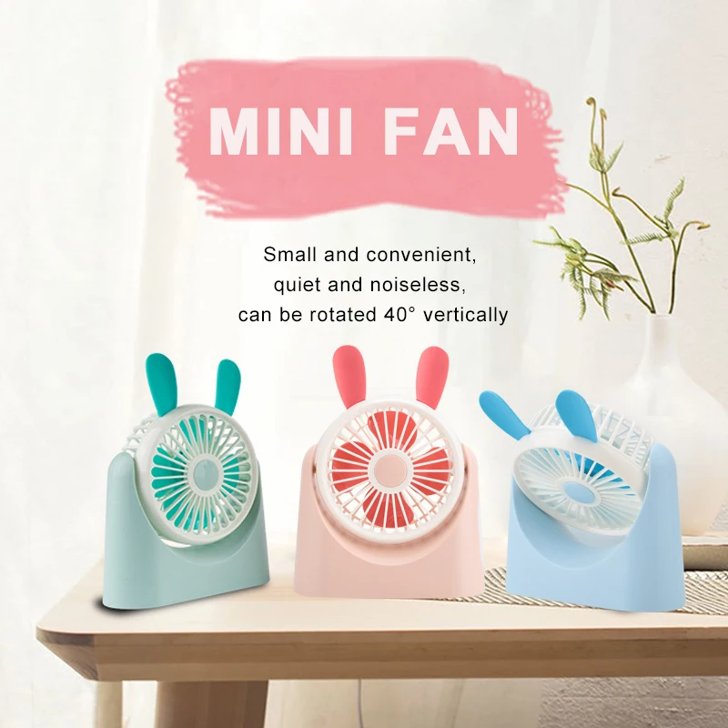 

Pocket Fan Folding Fan Table Fan Portable Cute Mini ABS+TPE with Light Air Conditioning Outdoor Travel Desktop Gift
