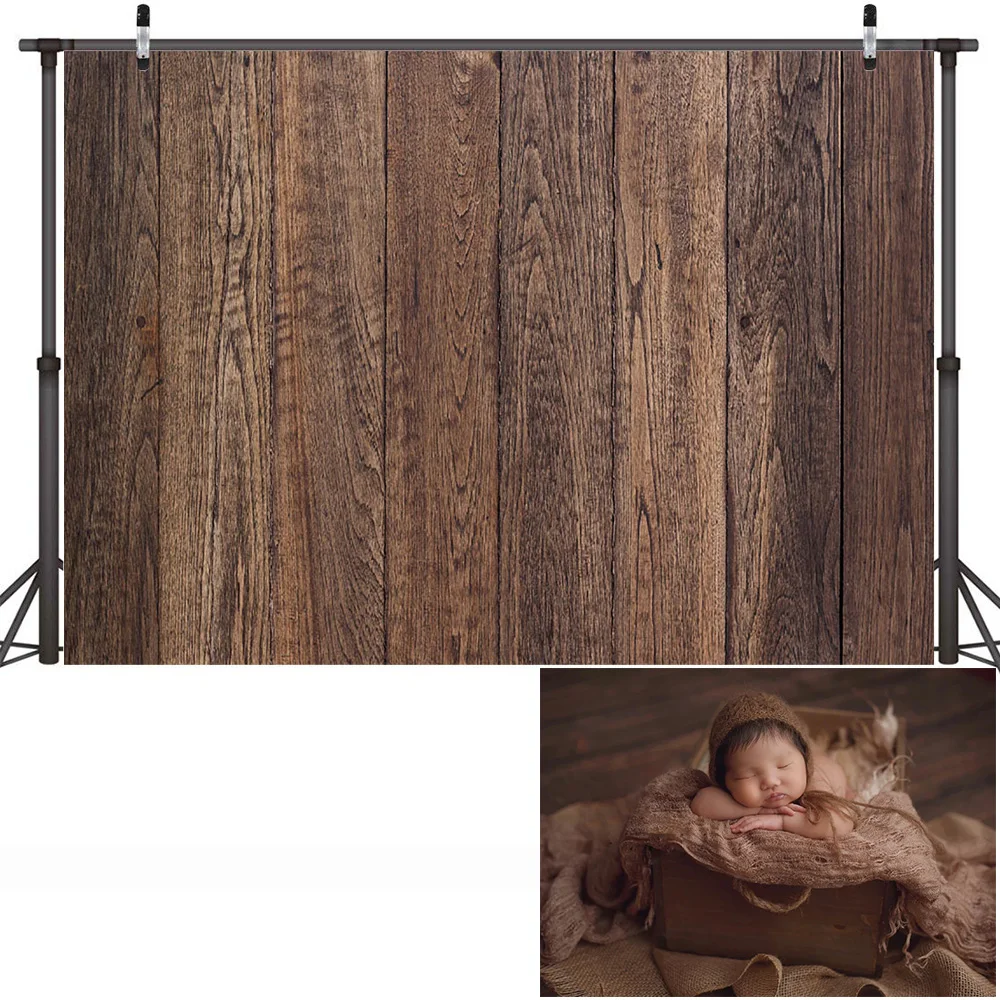 Newborn Kids Birthday Art Background Photo Shoot Wooden Floor Children Portrait Backdrop Photography Studio Photocall Props
