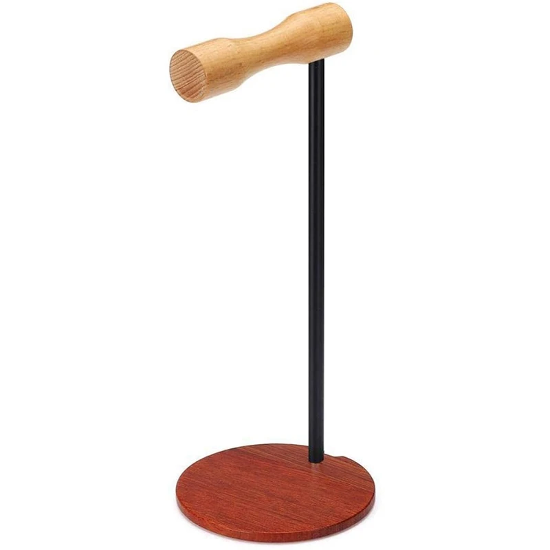 Headphone Stand Holder Hanger Wooden Mount Bracket Detachable Headset Desk Display Stand Headphone Shelf Rack