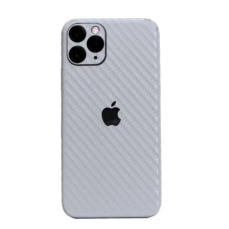 10 шт. для iphone 11 pro max 3D градиентная углеродная волокно задняя крышка на весь корпус наклейка кожа телефон защитная наклейка пленка для iphone 11