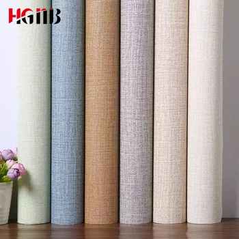 

Linen PVC Vinyl Contact Paper for Living Room Home Decor Self adhesive Wallpaper For Bedroom Decor Kitchen Cabinets Wall Paper