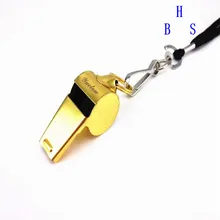 Позолоченный свисток из нержавеющей стали ремень ремешок 6 слов свисток Холтер открытый спасательный свисток