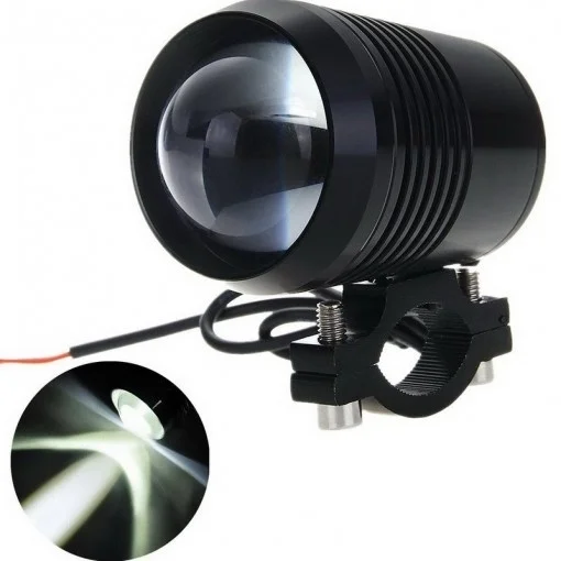 Мотоциклетный водонепроницаемый 12V U2 30W светодиодный противотуманный светильник для вождения черный