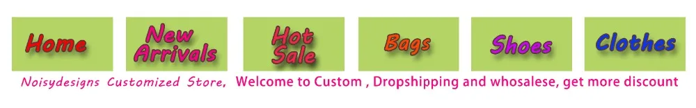 custom bags shoes clothing