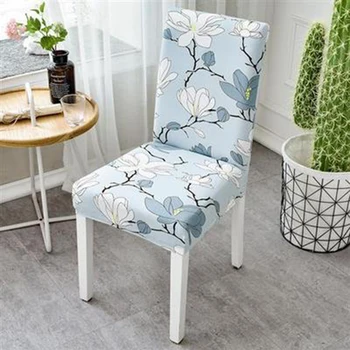 

4pcs Printing Stretch Spandex Chair Covers Slipcovers Seat Cover Painting Slipcovers Removable Home Decor