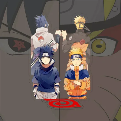 Modelo de cartão em acrílico do anime Naruto, Sasuke, Itachi, Haruno, Sakura,  Coleção Fãs, Figuras de Ação, Ornamentos, Brinquedos, 15cm - AliExpress