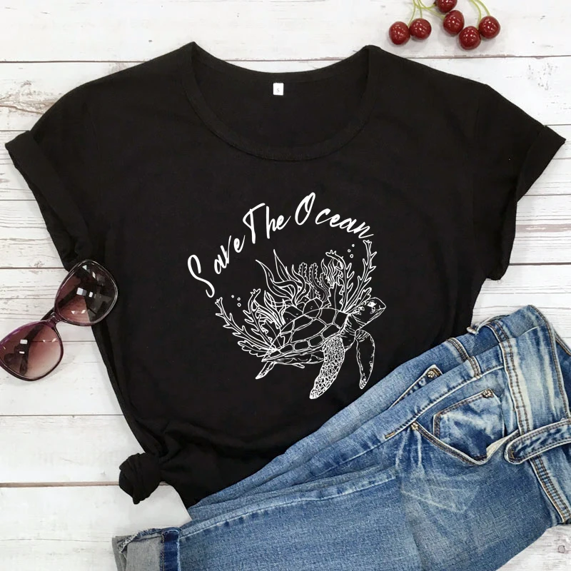 Save The Ocean 100% Cotton T-Shirt 