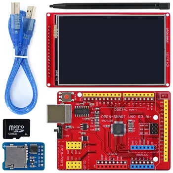 

OPEN-SMART 3.5 inch 480*320 TFT LCD Touch Screen Breakout Module Kit with Easy-plug UNO R3 Air Board for Arduino UNO R3 / Nano