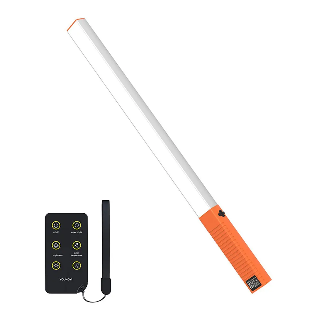 55cm Portable Handheld LED Video Light Wand Magic Tube Lighting Photography Lamp Stick with Remote Control & Carrying Bag
