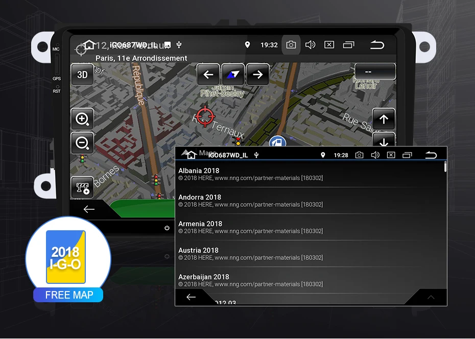 Flash Deal Android 9.0 Car Multimedia Player Navigation Car Radio 2 Din Stereo DVD For Mercedes Benz SMART 2016 VW Touareg Multivan T5 2010 28