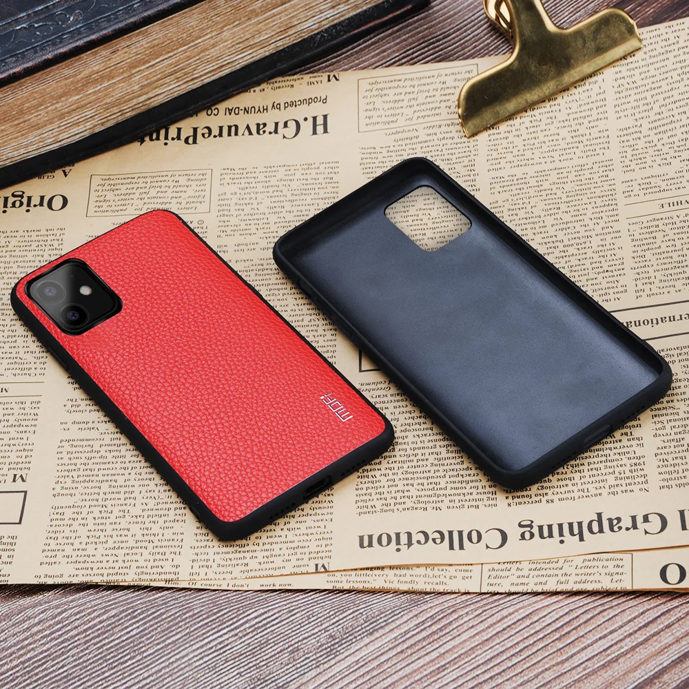 Чехол mofi для iPhone 11 pro чехол max задняя крышка из мягкой искусственной кожи Защитная