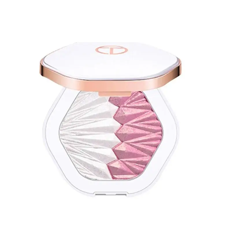 02 1 шт. палитра пудры для лица блестящая мерцающая пудра Bronzer Repair Haileyter паллет Косметика для макияжа - Цвет: 02