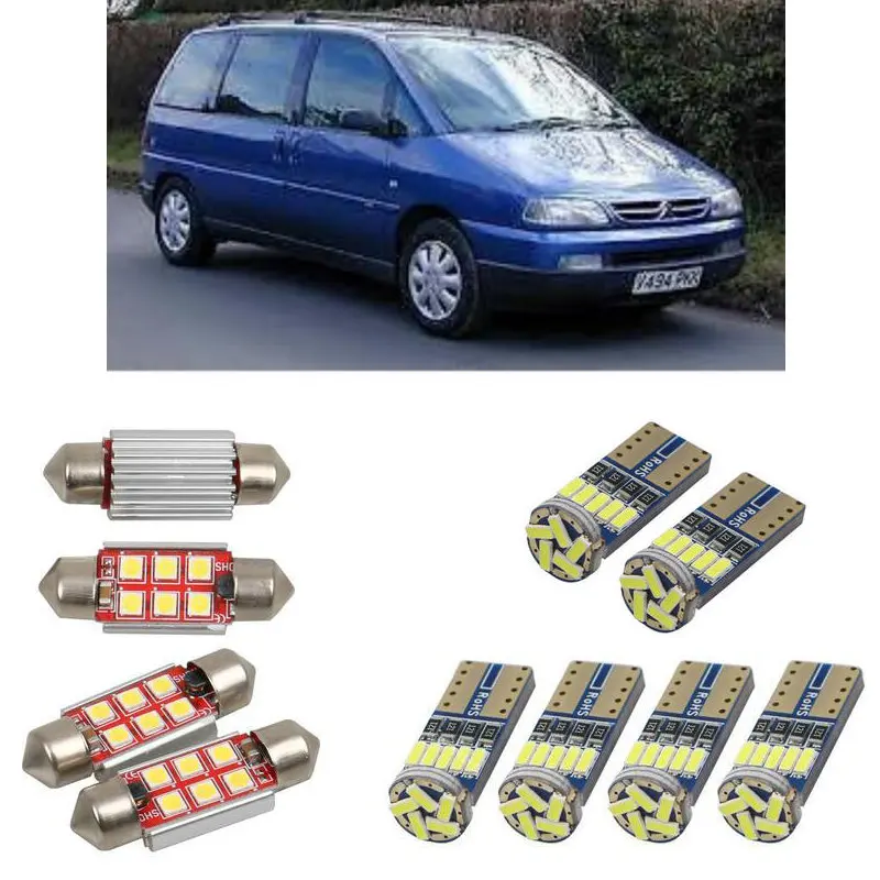 Внутренняя светодиодная Автомобильная фара s для citroen synergie mpv 22 u6 купольные лампы