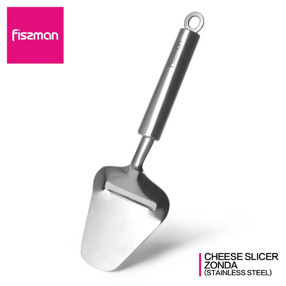

Fissman Stainless Steel Cheese Knife Butter Cutter Cheese Dough Cutters Plane Grater Slicing Cheese Tools Size:9.5X27X2.5cm