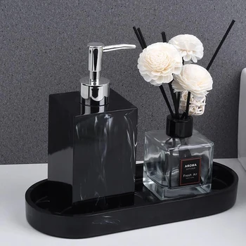 

Bathroom Tray Marble Pattern Tray Marble Texture Tray Resin Bathroom Tray Bathroom Storage Tray Bathroom Wash Jewelry Tray