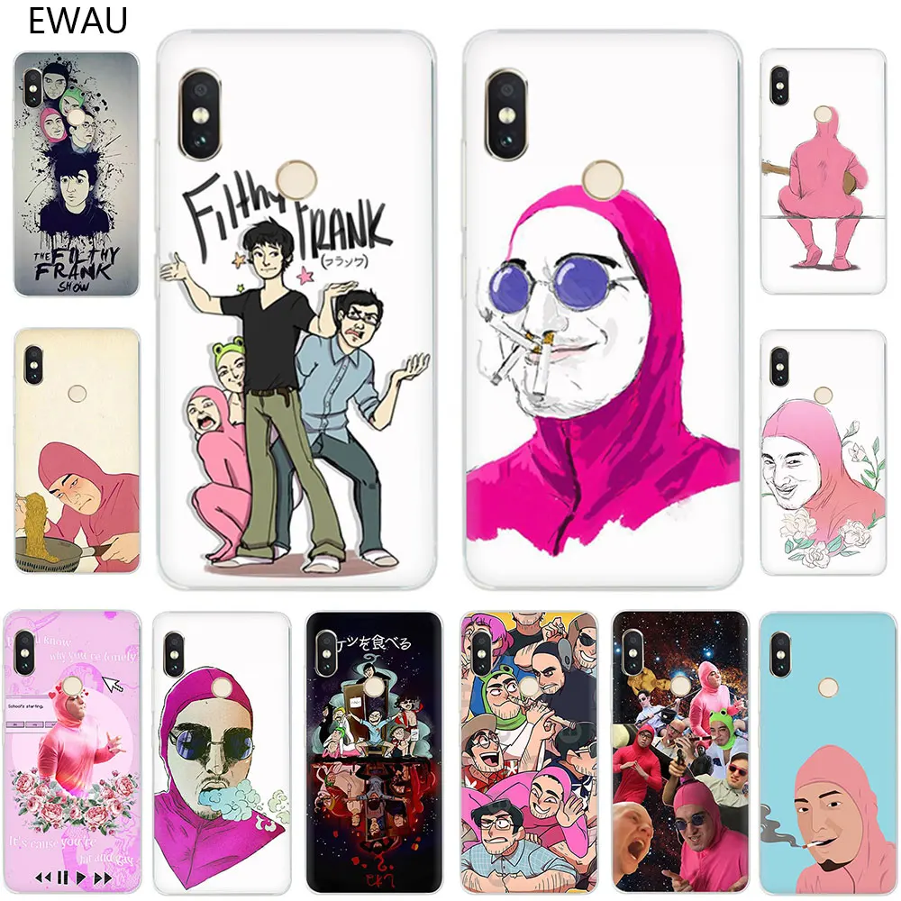 Жесткий чехол для телефона EWAU The Filthy Frank Xiaomi Mi Note F1 5S 6 8 9 10 SE A1 A2 A3 Lite 9T CC9e Pro |