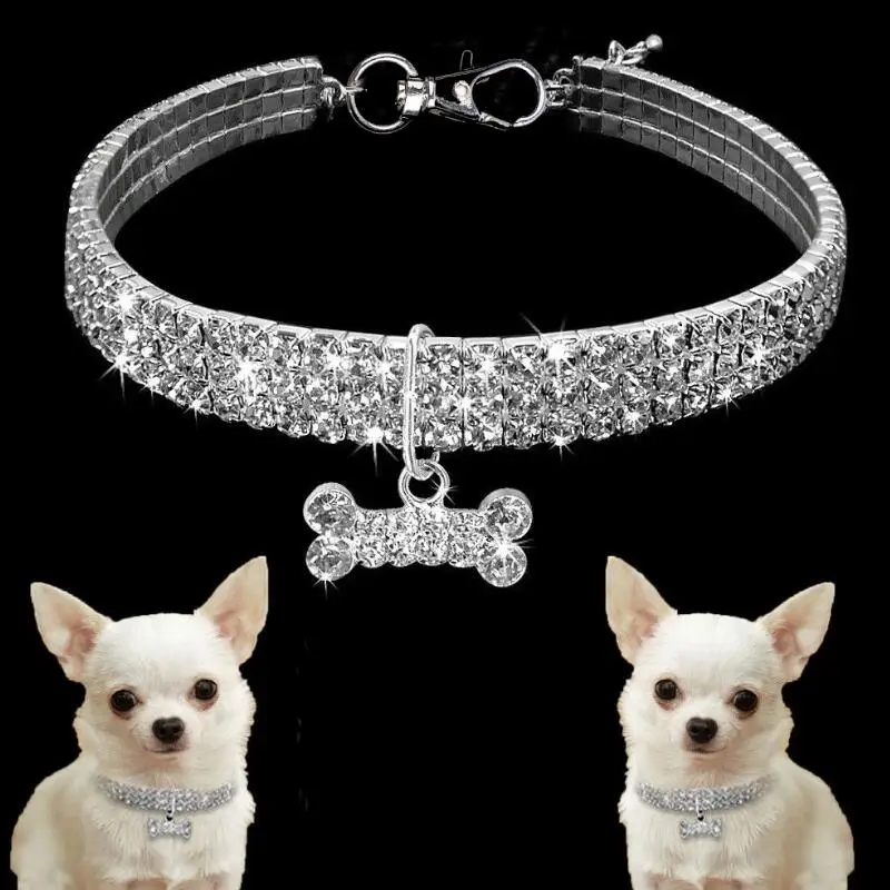 Pet Dog Collar Necklace Has Elasticity Small Dog Lady Beautiful Necklace Collar for Dogs Cats Accessories 1Pc Pet Dog Collar Necklace Has Elasticity Small Dog Lady Beautiful Necklace Collar for Dogs Cats Accessories 1Pc