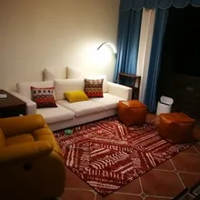 Круглая форма Мандала культуры декоративный ковер/килим шаблон гостиной ковер/наземный мат, большой размер персидский прикроватный коврик