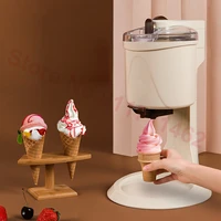 220V Household Soft Serve Ice Cream Machine Automatic Icecream Sundae Maker DIY Fruit Dessert Milkshake Smoothie 2