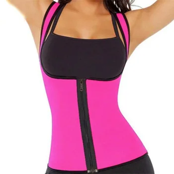

Zip Women's Wicking Vest Waist Hugging Tailored Clothes Neoprene Belly Holding Palace Corset