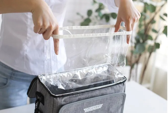 Дорожный Органайзер на спинку сиденья для Автомобильная сумка-холодильник ледяной пакет теплоизоляционная сумка Ланч-бокс ледяная посылка пакет для холодильника