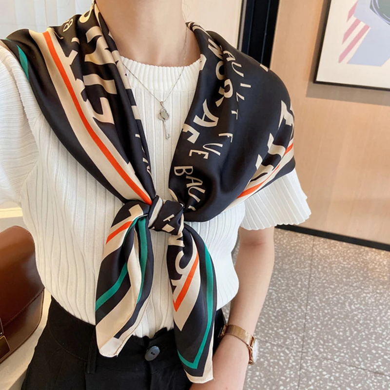 

90*90cm design scarf for ladies shawl printed silk feeling headscarf scarf women headscarf square scarf ladies wrap scarf