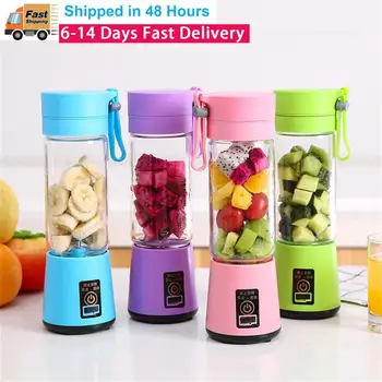 

400ML Portable Electric Juicer Blender USB Mini Fruit Mixers Juicers Fruit Extractors Food Milkshake Multifunction Maker Machine