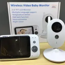 303A baby monitor 3.2 inch Wireless Video Color Baby Monitor nice Baby Nanny Security Camera Night Vision music