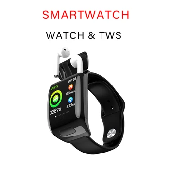 

Airpodding Smart Buletooth Watch Series 5 Headphone TWS Sports Watch RUN Heart Rate Monitoring Watch For Men Women Free Shipping