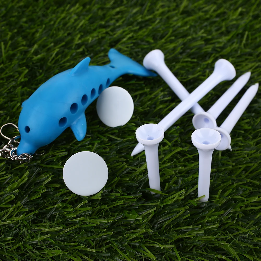 Lovely A275 TPE Trainging Aids Leisure Playing Shark Ball Seat Golf Nail Seat Action Correction Device Outdoor Golf Ball Fork