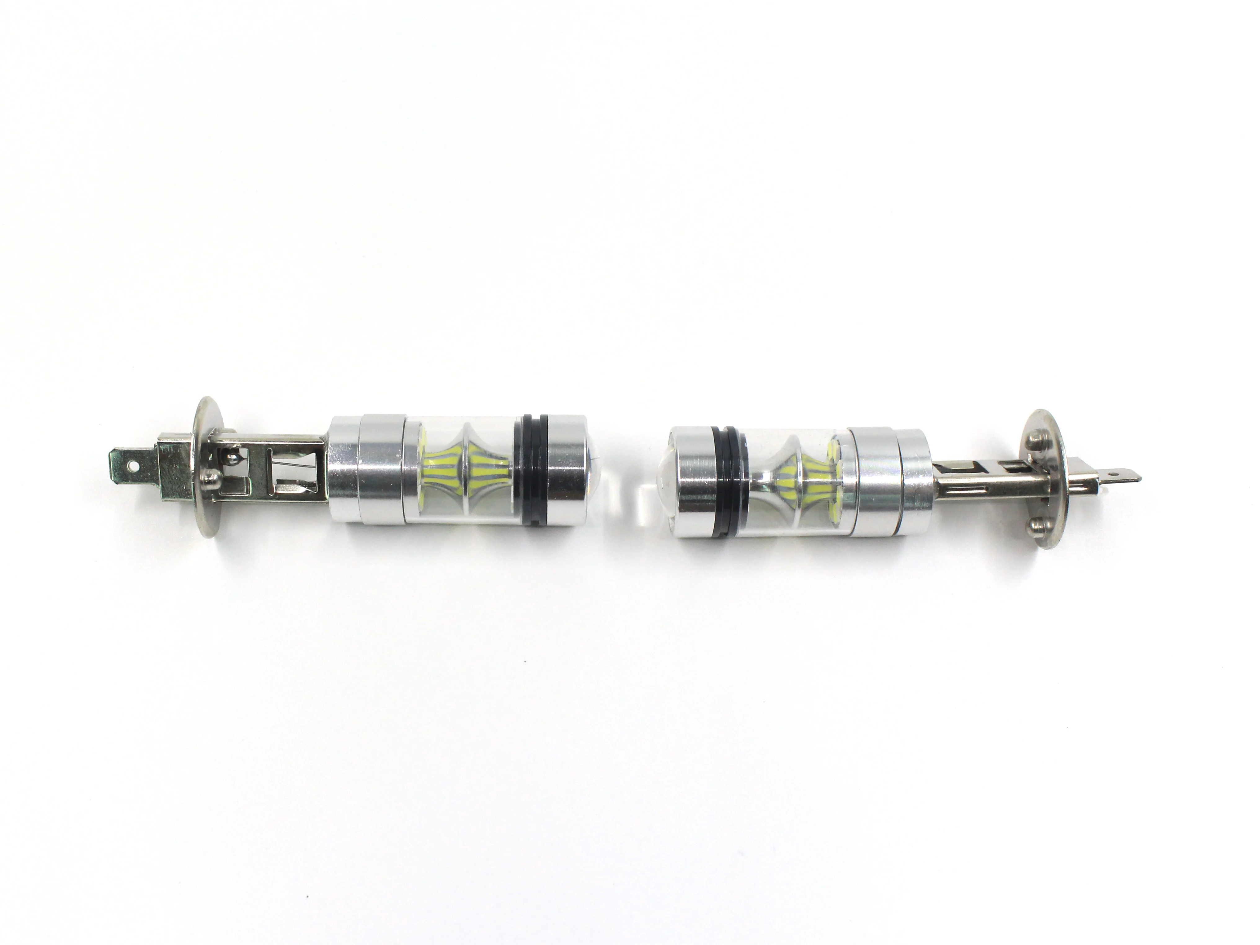 2X Автомобильный светодиодный высокое Мощность противотуманных фар H1 100W DRL 20SMD 12V 6500K белый светодиодный светильник светодиодный противотуманный свет лампы