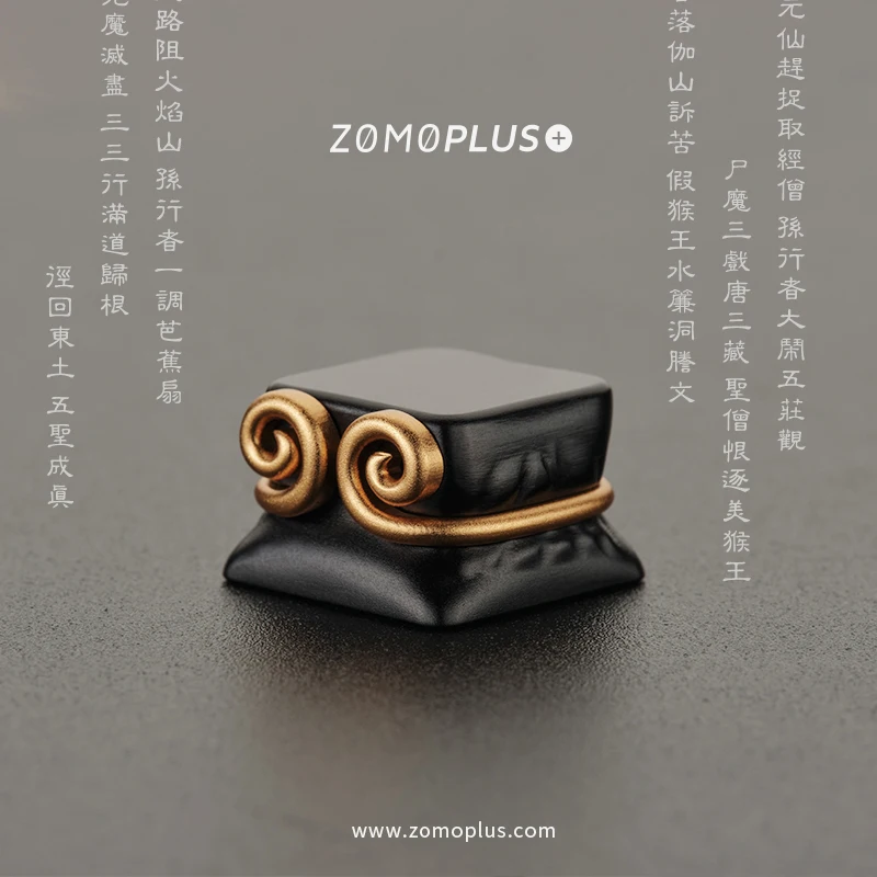 zomo plus wukong rei macaco artesanal keycap teclado mecânico keycap macaco rei keycap