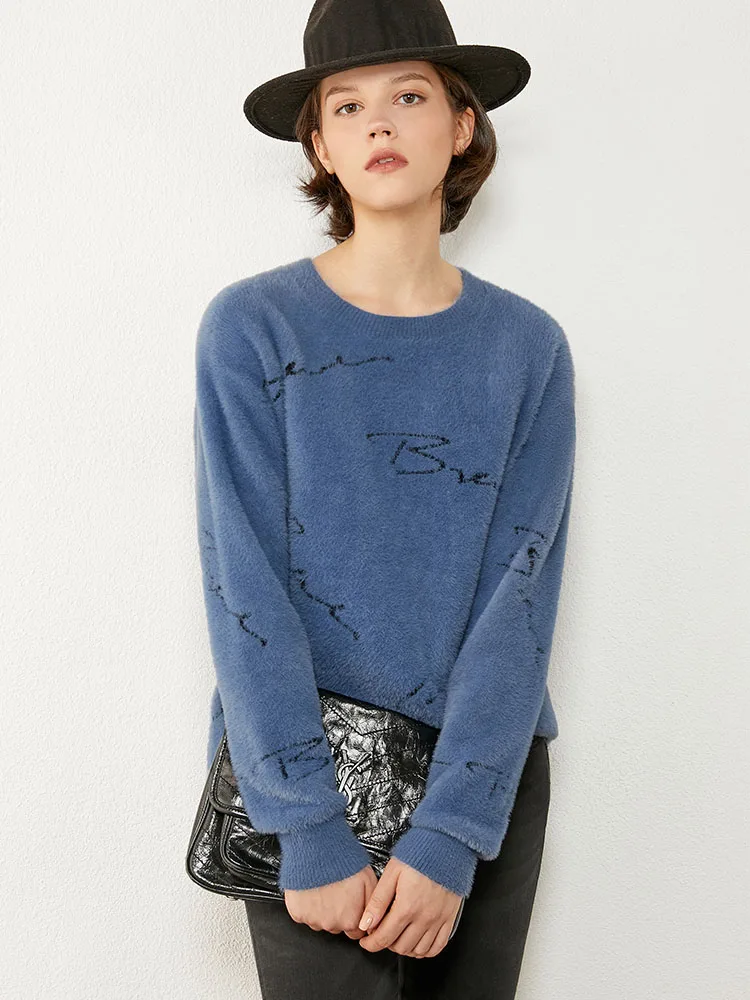 Amii Minimalism Winter Sweaters For Women Fashion