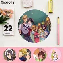 YNDFCNB Funny Maid Sama Beautiful Anime round Mouse Mat Anti-Slip Laptop PC Mice Pad Mat gaming Mousepad