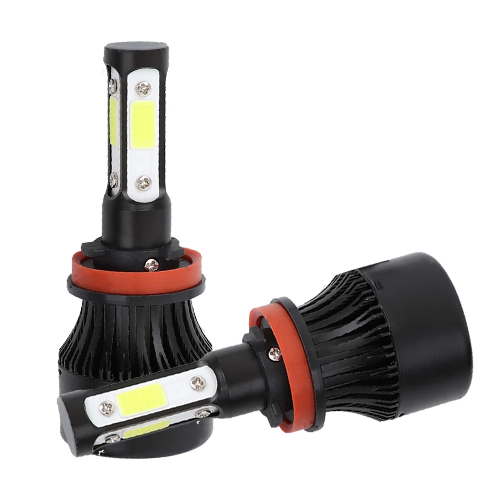 ASLENT 4 Side Lumens COB 100W 12000lm LED Bulb H4 H7 H11 H13 HB3 9005 HB4 9006 9004 9007 Car Headlight Auto Headlamp Light 12v led car lights led lights led bulbs led headlights led car headlights car headlamps